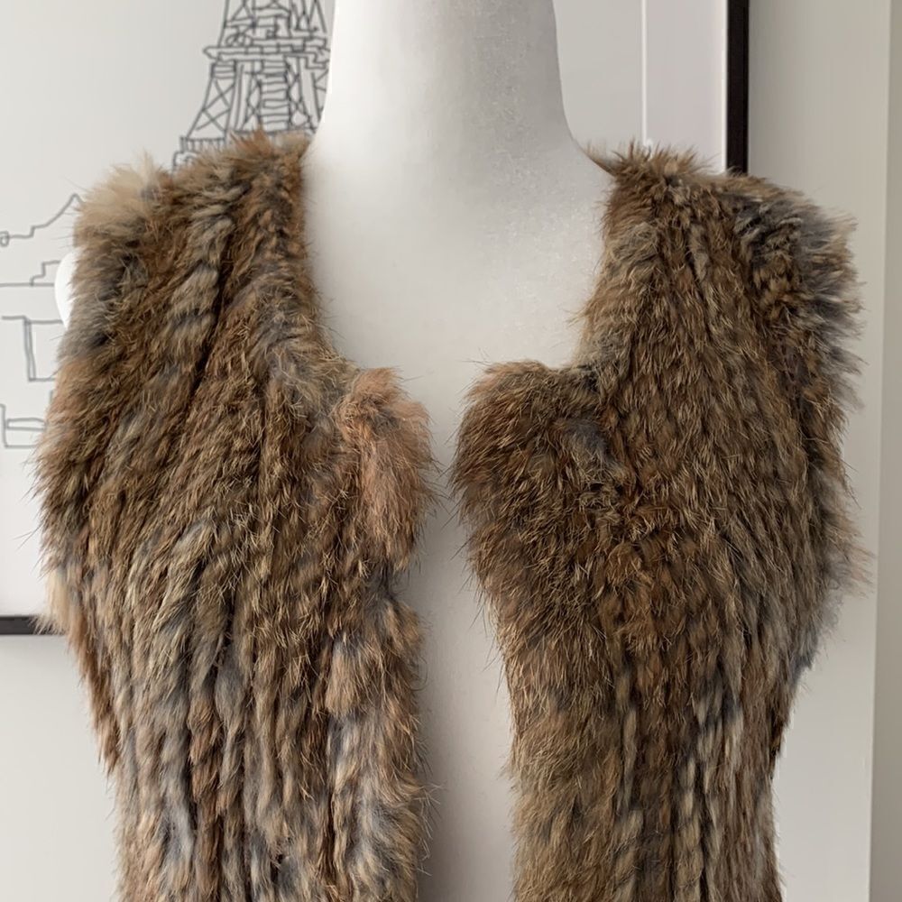 Real Rabbit Fur Vest - Picture 3 of 9